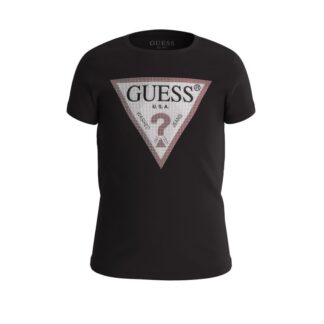 Μπλουζα Παιδικο Κοντομάνικο Girl Guess J2YI51K6YW1 - JBLK Μαύρο JNR