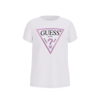 Μπλούζα Παιδικο Κοντομάνικο Girl Guess J73I56K8HM0_G011 Λευκό JNR