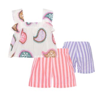 Σετ Ρούχα Two In A Castle T7124-30 Τρικολόρ