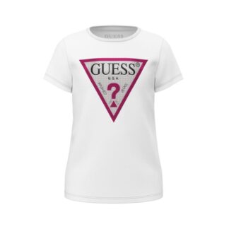 Μπλούζα Παιδικο Κοντομάνικο Girl Guess J2YI51K6YW1-G011 Λευκό