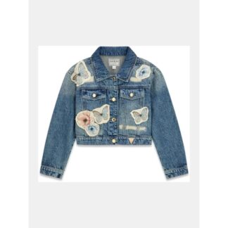 Μπουφάν Guess J6RL08D7070-FLBT Τζιν