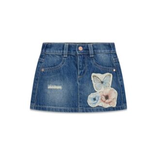 Φούστα Guess K6RD05D7070-FLBT Τζιν