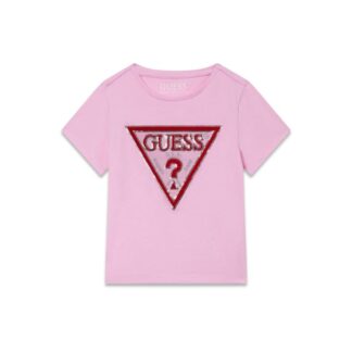 Μπλούζα Παιδικο Κοντομάνικο Girl Guess K6RI10K6YW4-A61T Ροζ