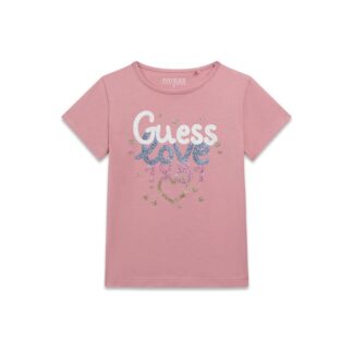 Μπλούζα Παιδικο Κοντομάνικο Girl Guess K6RI20K6YW4-G682 Ροζ