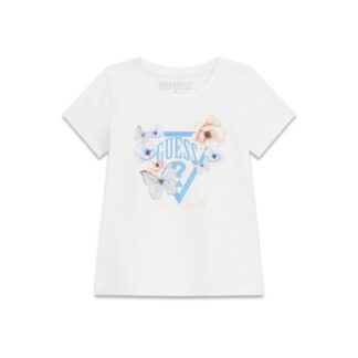 Μπλούζα Παιδικο Κοντομάνικο Girl Guess K6RI21K6YW4-G011 Λευκό