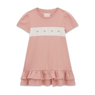 Φόρεμα Κοντομάνικο Guess K6RK13KA6W4-G682 Ροζ