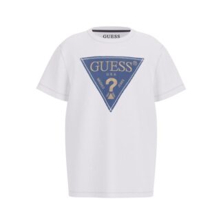 Μπλούζα Παιδικο Κοντομάνικο Boy Guess L6RI15K8HM4-G011 Λευκό