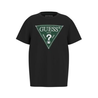 Μπλούζα  Παιδικο Κοντομάνικο Boy Guess L6RI15K8HM4-JBLK Μαύρο