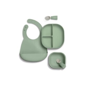 Σετ Φαγητού Σιλικόνης 1st Stage 4τμχ Kiwi Mamas & Papas