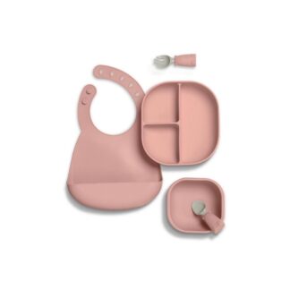 Σετ Φαγητού Σιλικόνης 1st Stage 4τμχ Melba Mamas & Papas