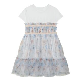 Φόρεμα Κοντομάνικο Guess K6RK10K6YW0-P739 Γαλάζιο