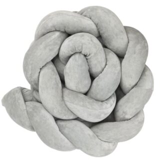 Πάντα Πλεξούδα 200x19 Βελουτέ Γκρι XL Baby Star