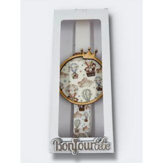 Λαμπάδα Πάσχα Με Αερόστατα Bonjour Bebe