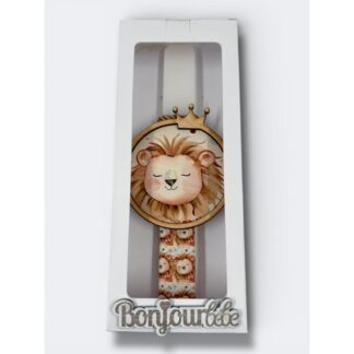 Λαμπάδα Πάσχα Με Λιοντάρι Bonjour Bebe